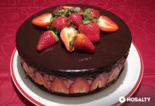 Epres-csokoládés torta